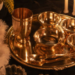 Preeti Rajbog Thali Set (Set of 6 pieces)