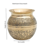Madhubani Brass Kalash