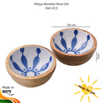 Nilaya Wooden Bowl Set (Set of 2)