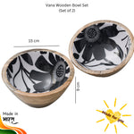 Vana Wooden Bowl Set (Set of 2)