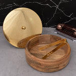Mandala Chapati Box (with Tong)