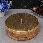Mandala Chapati Box (with Tong)