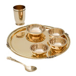 Preeti Rajbog Thali Set (Set of 6 pieces)