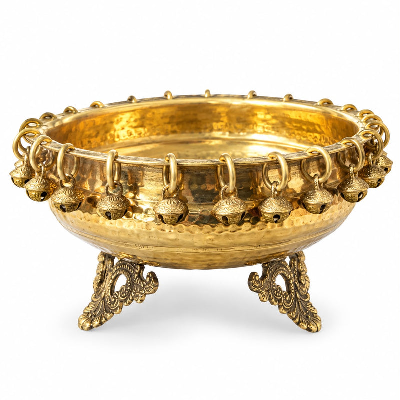 Traditional Brass Ghungroo Urli