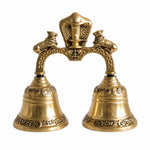 Traditional Double Brass Naga & Nandi Bell