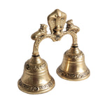 Traditional Double Brass Naga & Nandi Bell