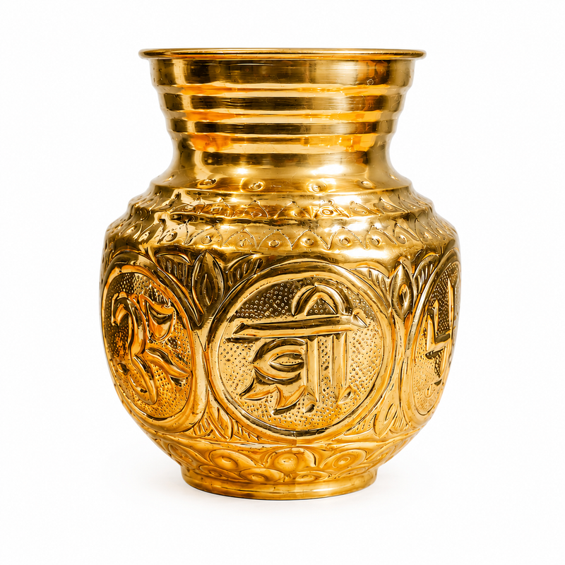 Premium Shri Brass Kalash