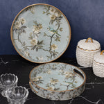 Wings of Serenity Round Tray Set (Set of 2)