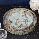 Wings of Serenity Round Tray Set (Set of 2)