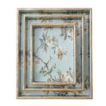 Sapphire Bloom Tray Set (Set of 3)