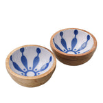 Nilaya Wooden Bowl Set (Set of 2)